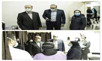 بازدید مشترک سرپرست معاونت آموزشی دانشگاه علوم پزشکی گیلان و مدیر حراست دانشگاه از بخش سونوگرافی بیمارستان الزهرا (س)